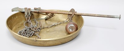 Lot 247 - A Set of French Brass and Copper Scales