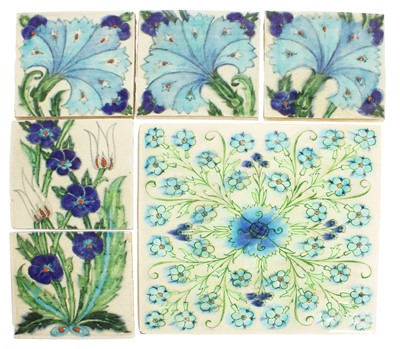 Lot 504 - Pilkington's 6" Persian Five Tile Panel, circa...