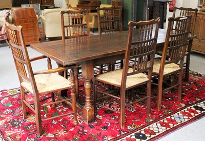 Lot 1159 - An Oak Refectory Table, 200cm by 84cm by 77cm;...