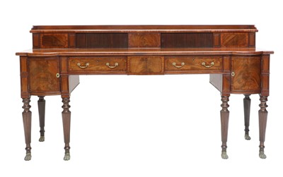 Lot 382 - A George IV Scottish Mahogany, Crossbanded and...