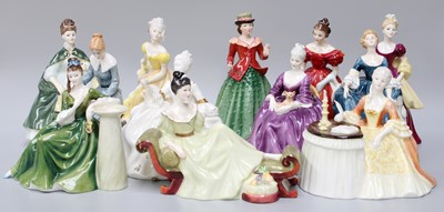 Lot 285 - A Group of Twelve Royal Doulton Ladies,...