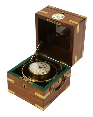 Lot 242 - A Fine and Rare One Day Marine Chronometer...