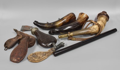 Lot 278 - A Collection of 19th Century Horn and Leather...