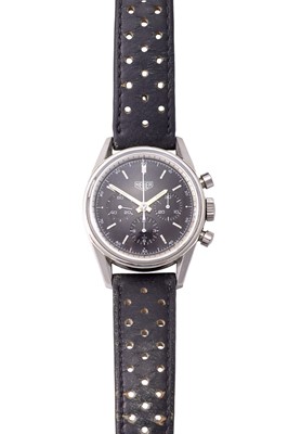 Lot 2190 - Tag Heuer: A Stainless Steel Chronograph...