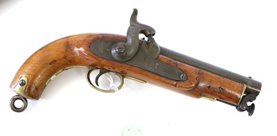 Lot 221 - A Victorian Percussion Sea Service Pistol,...