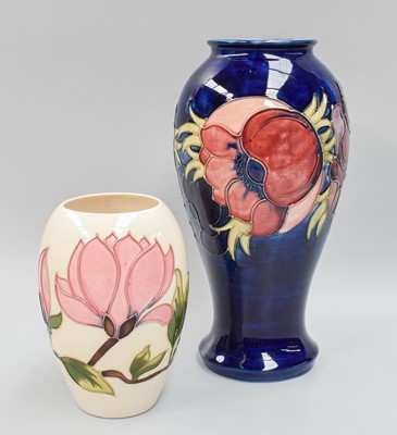 Lot 309 - A Walter Moorcroft Anemone Vase and A Magnolia...