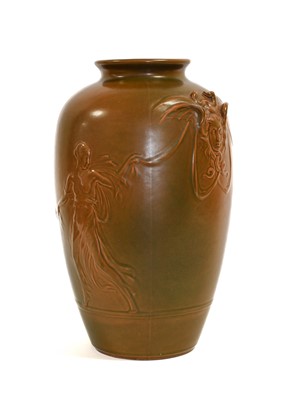 Lot 534 - A Pilkington's Royal Lancastrian Vase, moulded...