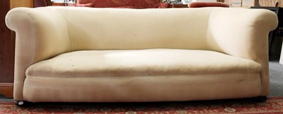 Lot 1137 - A Chesterfield Style Sofa, on mahogany flat...