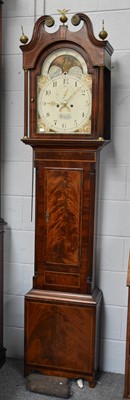 Lot 1224 - A Mahogany Eight Day Longcase Clock, early...