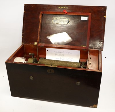 Lot 3152 - A Hidden-Bells Musical Box, By L'Epée