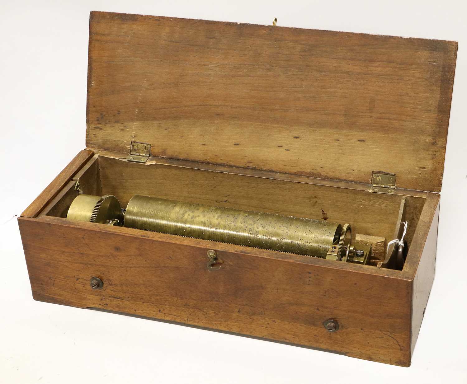 Lot 3185 - An Early Key-Wind Musical Box, Probably by Lecoultre