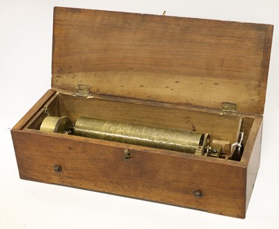 Lot 3185 - An Early Key-Wind Musical Box, Probably by Lecoultre