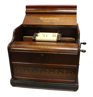 Lot 3198 - A Good Symphonia Organette, By The Wilcox & White Organ Co.