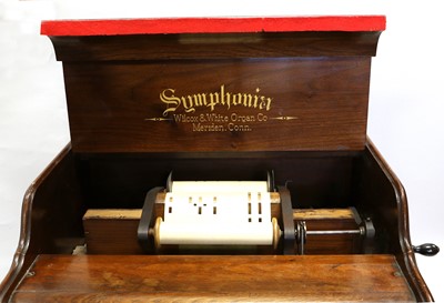 Lot 3198 - A Good Symphonia Organette, By The Wilcox & White Organ Co.