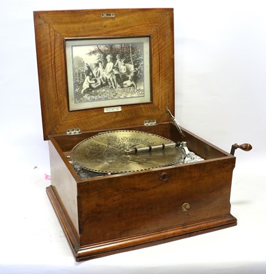 Lot 3174 - A Very Good 14.3/4-Inch Symphonion Disc Musical Box With Bells Accompaniment, Style 121