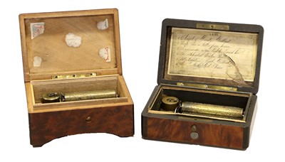 Lot 3149 - A Good Small Musical Box Playing Six Airs, By Paillard