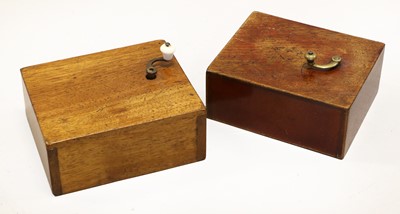 Lot 3191 - Two Early Fruitwood Manivelles