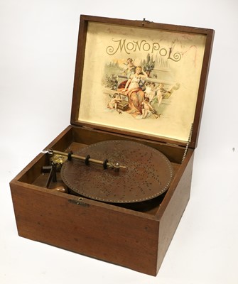 Lot 3180 - An 8.1/2-Inch Monopol Disc Musical Box