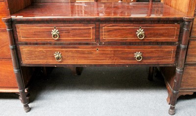 Lot 1251 - A 19th Century Inlaid Mahogany Serving Table,...