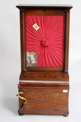 Lot 3199 - A Hicks-Style Portable Barrel Piano, By Thomas Dawkins