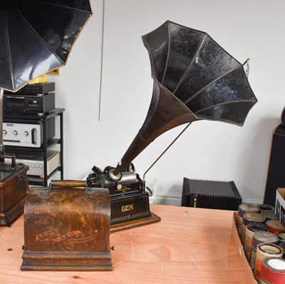 Lot 3120 - An Early Key-Wind Edison GEM Phonograph