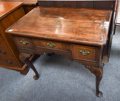 Lot 1255 - An 18th Century Inlaid and Crossbanded Walnut...