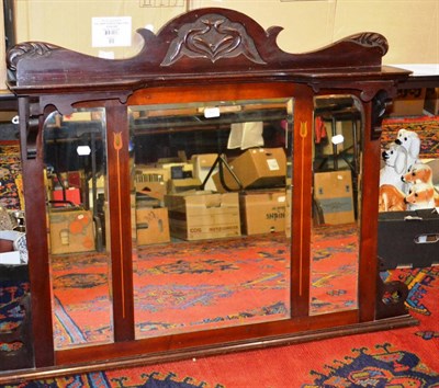 Lot 880 - Overmantel mirror