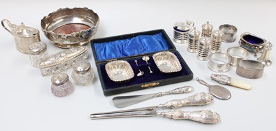 Lot 13 - A Collection of Assorted Silver, including...