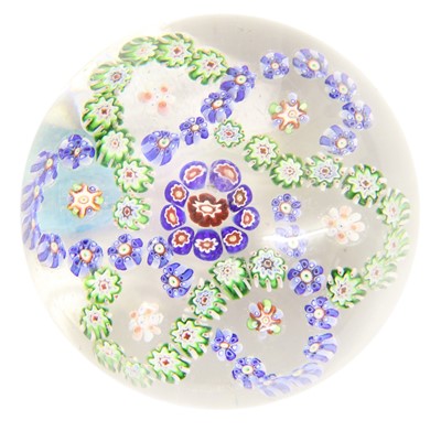 Lot 7 - A Baccarat Garlanded Paperweight, circa 1850,...