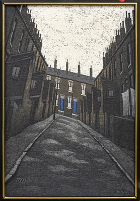 Lot 107 - Stuart Walton (b.1933) Bradford street scene...