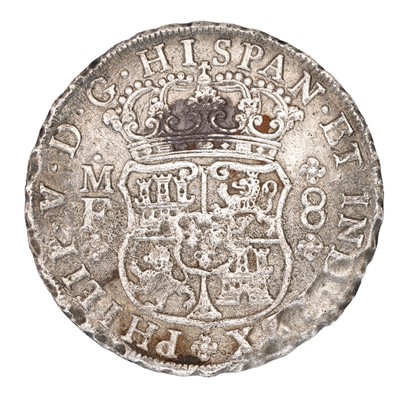 Lot 68 - Spanish Empire, 8 Reales 1741, Philip V 'piece...