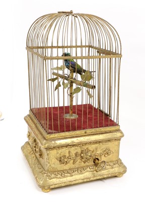 Lot 220 - A Singing Bird Automata, circa 1900, in the...