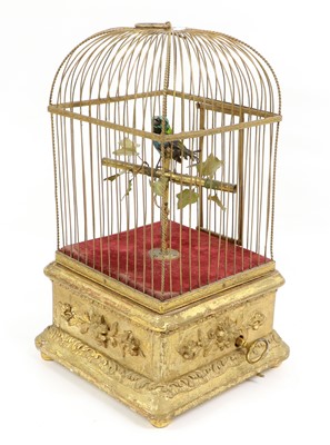 Lot 220 - A Singing Bird Automata, circa 1900, in the...