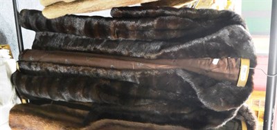 Lot 894 - A long brown mink fur coat