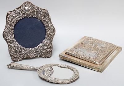 Lot 1074 - An Unusual Victorian Silver Photograph-Frame,...