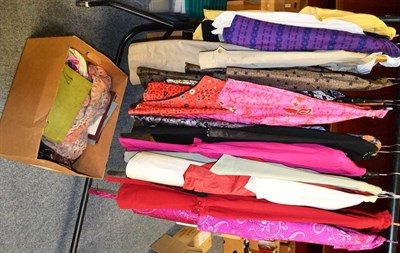 Lot 897 - Assorted circa 1950's/60's and later costume and accessories including Young Mayfair black wool...