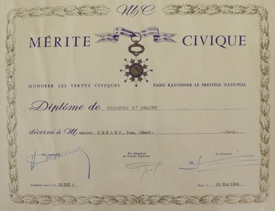 Lot 81 - Jean Albert Errard, French SAS and French...