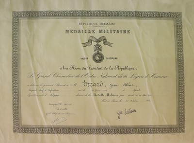 Lot 81 - Jean Albert Errard, French SAS and French...