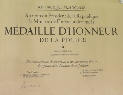 Lot 81 - Jean Albert Errard, French SAS and French...