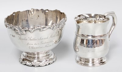 Lot 1037 - An Irish Silver Sugar-Bowl, by West and Son,...