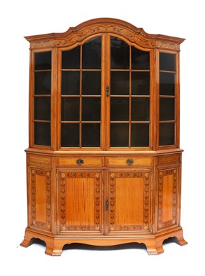 Lot 350 - A Satinwood, Marquetry-Inlaid and...