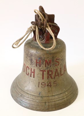 Lot 92 - A Second World War Crown Top Bell to HMS Loch...