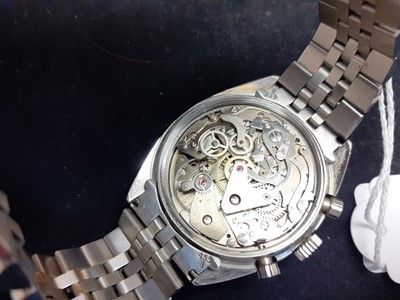 Lot 2347 - Henderyckx Lier: A Stainless Steel Chronograph...