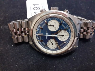 Lot 2191 - Henderyckx Lier: A Stainless Steel Chronograph...