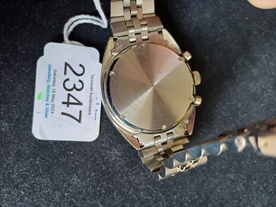 Lot 2347 - Henderyckx Lier: A Stainless Steel Chronograph...