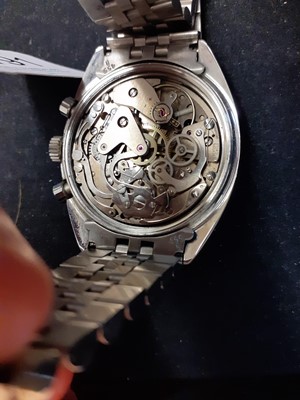 Lot 2191 - Henderyckx Lier: A Stainless Steel Chronograph...