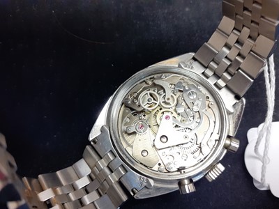 Lot 2191 - Henderyckx Lier: A Stainless Steel Chronograph...