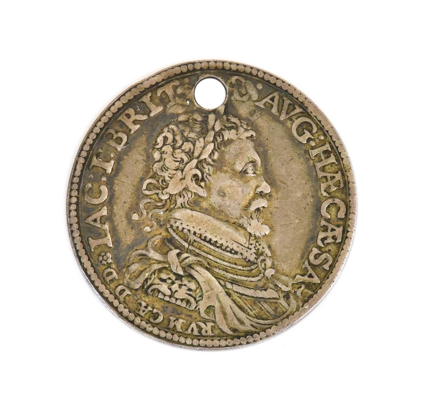 Lot 376 - James I, Coronation Medal, official silver...