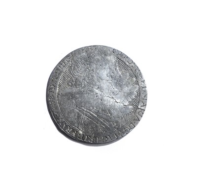 Lot 352 - Charles I, Engraved Silver Gaming Counter,...