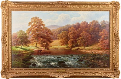 Lot 1096 - William Mellor (1851-1931) "On the Wharfe,...